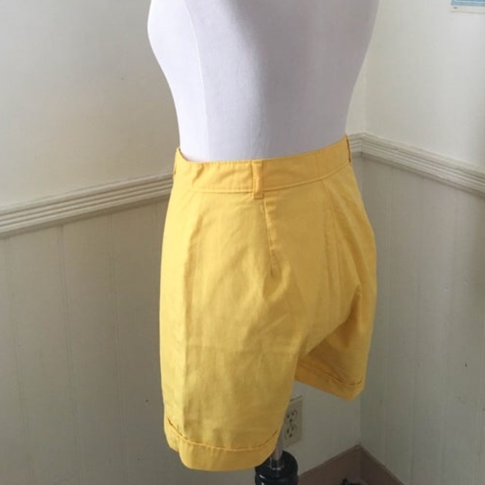 💕SOLD💕Vintage 1960s 1970s Yellow High Waist - Picture 4 of 6